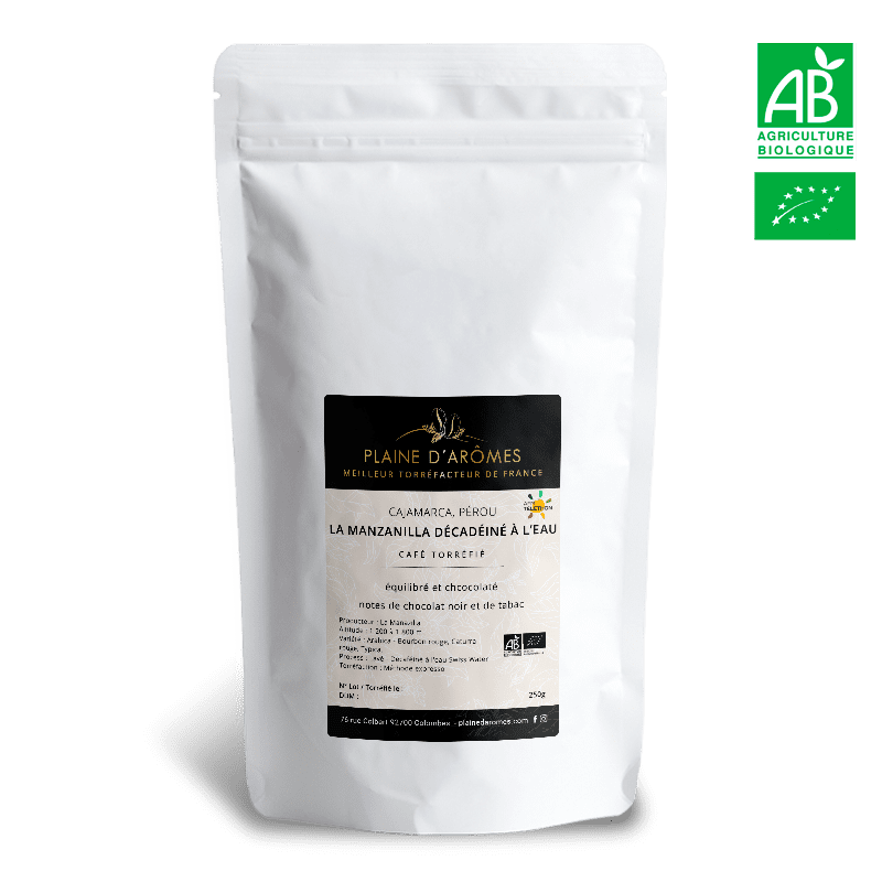 Paquet 250g de café Guatemala KEKCHI Bio pour la méthode expresso de la marque Plaine d'Arômes