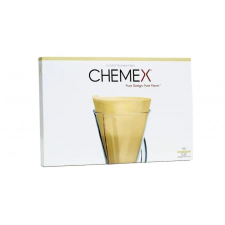 Boîte De 100 Filtres Naturel Pour Cafetière 1 À 3 Tasses - CHEMEX