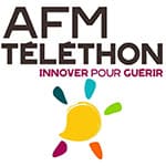 Logo association AFM-Téléthon - Association soutenu par Plaine d'Arômes