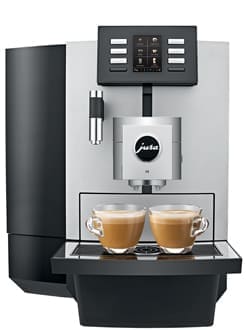Machine à café professionnel X8 de la marque JURA fournis par Plaine d'Arômes