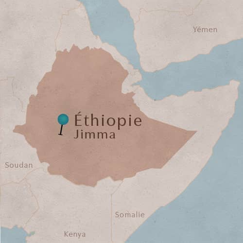 Ville de Jimma situÃ©e Ã  l'Ouest de l'Ethiopie
