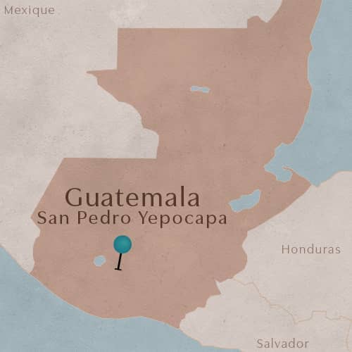 Carte Guatemala - rÃ©gion San Pedro Yepocapa, Chimaltenango