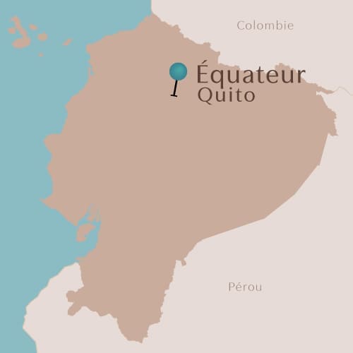 Carte d'Ã‰quateur - rÃ©gion Quito