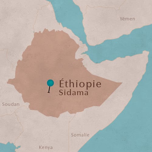 Carte Ethiopie Sidama
